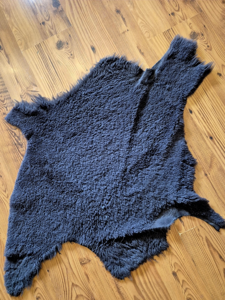 Lambagæra klippt lituð