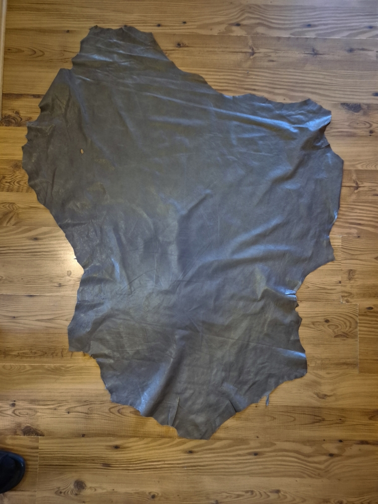 Leður grábrúnt Lamb